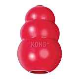 Kong Classic ist ein äußerst beliebtes Spielzeug bei Hunden das mit allen möglichen Leckereien gefüllt werden kann